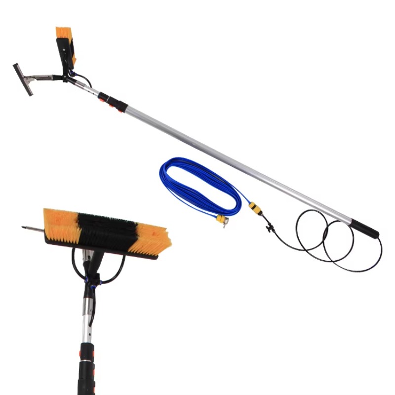 Fishing Rod Telescopic - Escova de Limpeza para Painéis Solares,