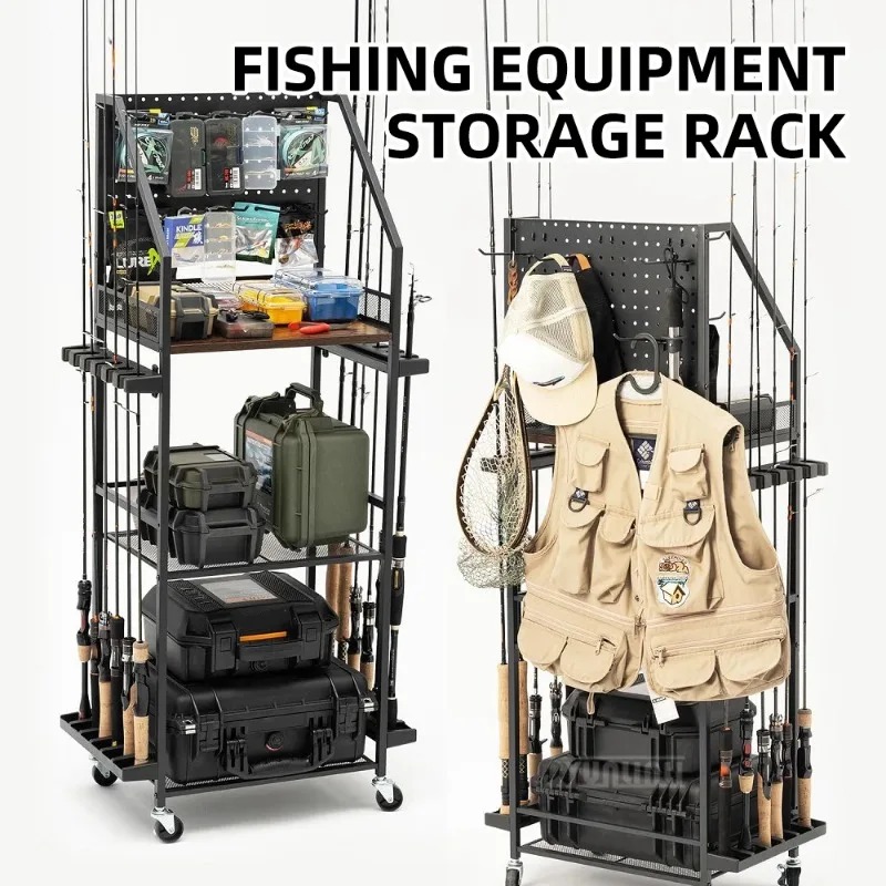 Prateleira para guardar equipa - Fishing Rod Combo avaliação e preço